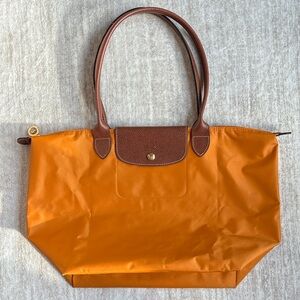 Longchamp Le Pliage Large Tote (Nylon with Leather Trim)